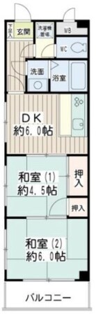 エンゼルハイム東六郷第二の物件間取画像